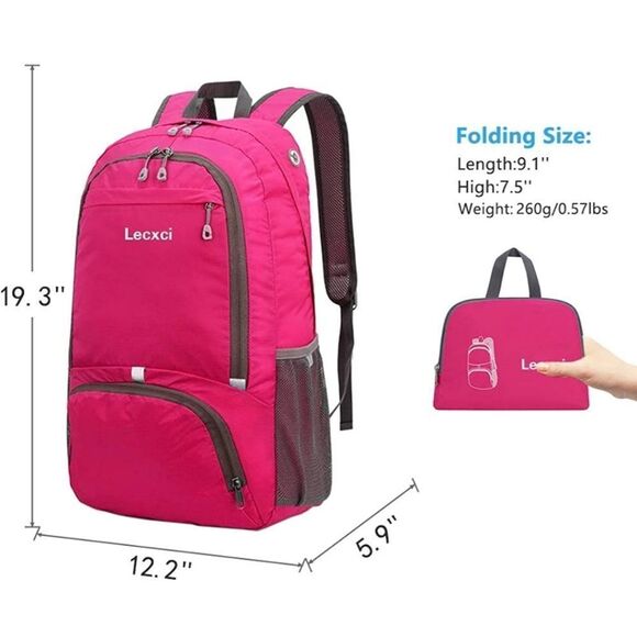 Lightweight Packable Backpack Water Resistant Hiki - Picture 1 of 7